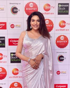 Anjum Fakih Instagram - #zeerishteyawards #zra #zeerishteyawards2022 Styled by @sacorina Makeup @sunil.tambe.79827