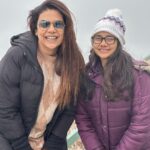Anjum Fakih Instagram – And we made some memories today… with my chutku… #snowgirls #gangtok #sikkim 
#anamfakih #anjumfakih 
P.s : Missing #Anhit 🥹❤️ Tsongmo Lake