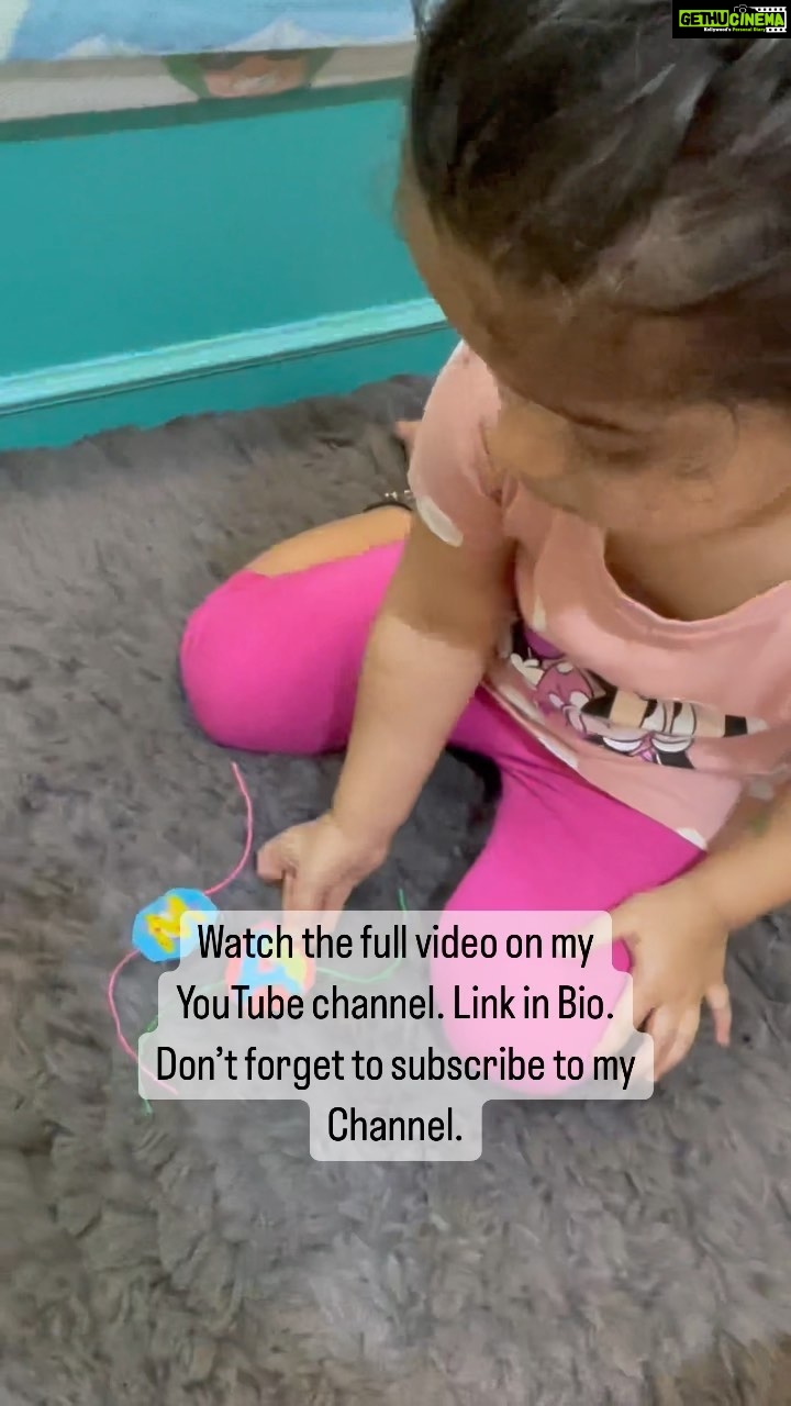 Ankita Bhargava Patel Instagram - DIY Rakhiz ! One activity but soooooo many fine motor skills involved ! And decision making too ! #laterakhicelebration😊 Full video on my youtube channel ❤️