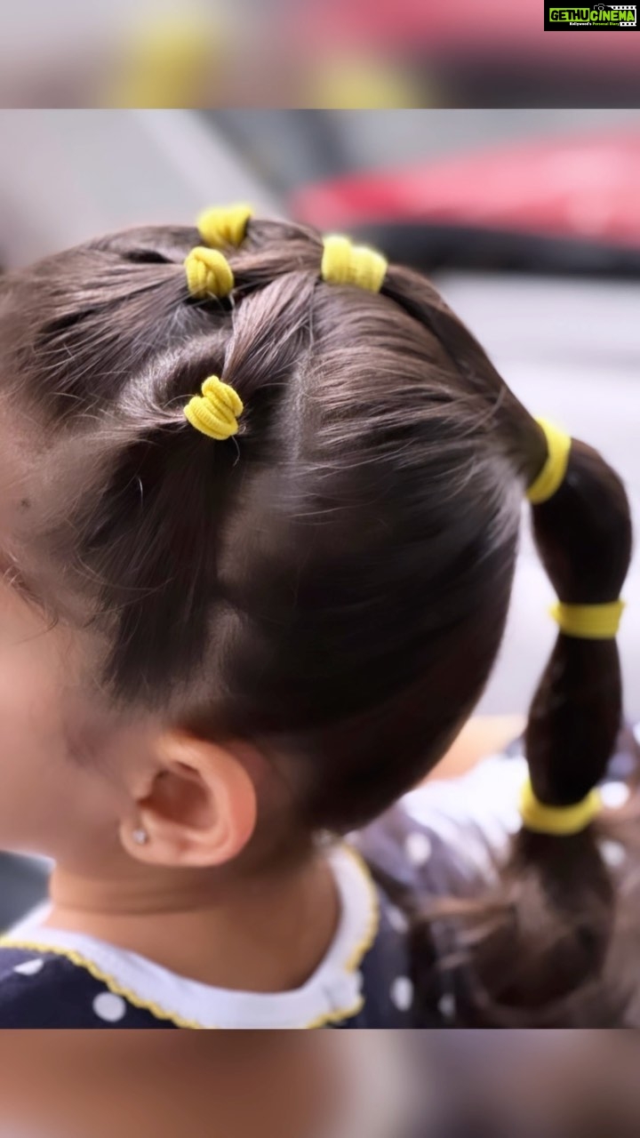Ankita Bhargava Patel Instagram - Didnt know that Hair styling is this therapeutic ! πββοΈ Well i guess,its all about creativity which in turn balances our energies so perfectly! πΈ If ur a girl mom im sure u will need this reel handy ! Having tidy hair all day and specially at school is an OCD of mine! π€£ #toddlermomlife #toddlerhairstyle #girlmom #toddler #hairstyles