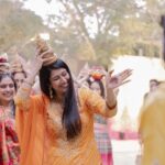 Ankita Bhargava Patel Instagram - ‘Jab Nache Dulhe Di Bhabhi’ Moment 😍😍 P.S- Cos I just got all the pics from the wedding we attended in Jan 😍😍😍😍😍