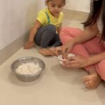 Ankita Bhargava Patel Instagram - Our fav baker was AWOL so we decided to decorate @iamnaughtypatel ‘s dinner bowl with his favourite biscuits! The whole idea was to let both my kids know that they are and will always be special to eachother ❤️ Happy Bday Naughty Bhaiyya 😍