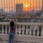 Ankita Bhargava Patel Instagram - My Sunshine Trying To Capture This Beautiful Sunset On Her Play Phone 📱🌇