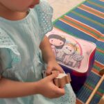 Ankita Bhargava Patel Instagram - A small lil toy but it encourages so many skills - 🌸Matching Skills 🌸Fine motor skills 🌸Language skills 🌸Phonetics(Which Mehr was revising on her own) 🌸Story telling #rabbdimehr