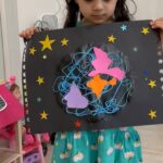 Ankita Bhargava Patel Instagram - This activity wasnt planned ! It just came alive as Mehr and I were having breakfast this morning and wanted to create something ! One thing led to another… and we improvised it so beautifully like a team ❤️ It also goes well with the continents song which she keeps singing on loop now a days ! 😍❤️🌸