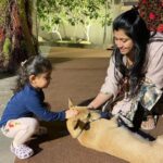 Ankita Bhargava Patel Instagram - Cos I dont want her to grow up and ask about the breed of any dog that she meets… All she must know is - IF THE DOG IS FRIENDLY OR NOT ! #mansbestfriend