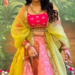 Ankita Bhargava Patel Instagram - The Wedding Look 🌸🌼 Outfit - @patelminoo ❤️ Make up - Me Hair - @muakhushboo1311