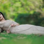 Ann Sheetal Instagram - ☀️ #ThanksbetomyGod #PrisebetomyGod #blessed P.C @ameensabil Outfit @tosh_fabartistry MUAH @vikramanvijitha #fairytale #fantasy #gown #peace