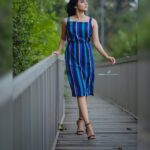Ann Sheetal Instagram - 📌@ragamayamunnar 👗 @darice_trendz 📷 @ameensabil , @eventuraweddingevents 💄 @vikramanvijitha #ThanksbetomyGod #PraisebetomyGod #Blessed #ootd #blue #lines #happy #wander #travel #travelguide Ragamaya Resort and Spa