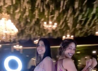 Anupriya Goenka Instagram - The bridesmaids 💗💗💗 @aahanakumra ♥️🤗 #kaizikinikhilpadi 😃😃