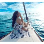 Anurita Jha Instagram - Much needed glamour 😎 . . . . . . . . . Pic @raj35mm The sailing by @sailingstargazer Muah @amitpardeshi.makeupartistv1977 . . . . . . . . . #insta #instafashion #instapic #instadaily #instalike #trending #trendingpics #trendingfashions
