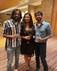 Anurita Jha Instagram - At the success party of our film @official_rocketry with the dream team,
And how grateful to have met mr @actorvijaysethupathi ..
@actormaddy @vijaymoolan @srkapoor @simran_mishrikoti @prashanthkumarnair @pravinghadge21 @muralidarans @ankithmadhav @sam.mohan.das @iamrohitbhatnagar @rajeevravindranathan @meesha.ghoshal @bhawsheel