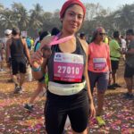 Anurita Jha Instagram – My first half @tatamummarathon 
What i talk about when i talk about running…
Last one year i have changed a lot..
I have gravitated towards doing things that makes my inner self happy.
Like Hiking Himalayan mountains, cycling and especially running.
 All these activities are very inspiring when u see someone else doing it…
But to get down and actually do them needs a lot of discipline and focus ..
Which means not attending most of the parties i was invited to( I’m an outcast &loner anyway) and valuing the food that goes in the body and sleeping on time( most important )
It has given me more emotional and mental stability, and disconnecting with the pain and negative thoughts at will ( even if partially) 
I could do all this cause i love it.
Do things u love and u’ll keep doing them…

Don’t get misguided by what everyone else is doing on social media.. find ur essence,its absolutely worth taking ur time.
On that note love to all ❤️❤️❤️

Thank u @akshay.wagh88 for encouraging me to participate in my 1st 10 k run, it all started from there.

Thank u @stridersmiles for the very systematic and thorough training that has helped me in getting better as a runner . 
.
.
.
.
.
.
#anurittakjha #tatamumbaimarathon2023 #21km