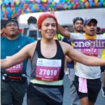 Anurita Jha Instagram - My first half @tatamummarathon What i talk about when i talk about running… Last one year i have changed a lot.. I have gravitated towards doing things that makes my inner self happy. Like Hiking Himalayan mountains, cycling and especially running. All these activities are very inspiring when u see someone else doing it… But to get down and actually do them needs a lot of discipline and focus .. Which means not attending most of the parties i was invited to( I’m an outcast &loner anyway) and valuing the food that goes in the body and sleeping on time( most important ) It has given me more emotional and mental stability, and disconnecting with the pain and negative thoughts at will ( even if partially) I could do all this cause i love it. Do things u love and u’ll keep doing them… Don’t get misguided by what everyone else is doing on social media.. find ur essence,its absolutely worth taking ur time. On that note love to all ❤️❤️❤️ Thank u @akshay.wagh88 for encouraging me to participate in my 1st 10 k run, it all started from there. Thank u @stridersmiles for the very systematic and thorough training that has helped me in getting better as a runner . . . . . . . #anurittakjha #tatamumbaimarathon2023 #21km