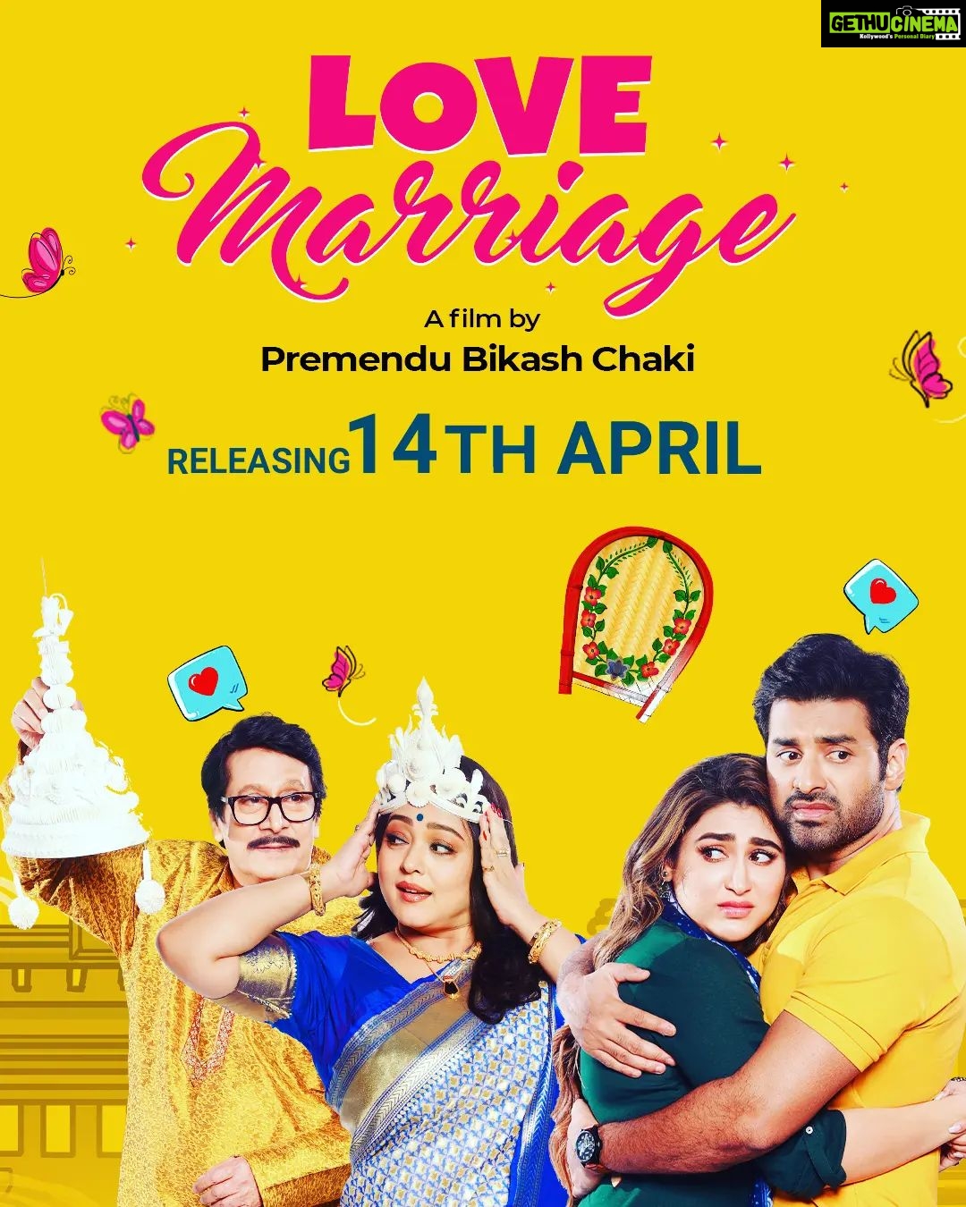Aparajita Auddy Instagram - Love marriage 14th April in Cinemas bit.ly/Trailer2_LoveMarriage