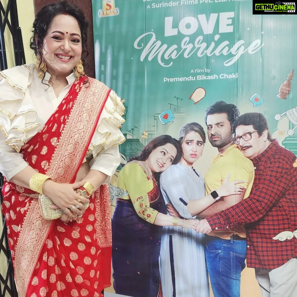 Aparajita Auddy Instagram - Premier love marriage ❤️❤️❤️❤️❤️#surinderfilms#viral #Instagram