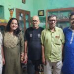 Aparajita Auddy Instagram - আমাদের বাড়ি..... অনেক স্মৃতি অনেক ভালোবাসা অনেক জমে থাকা অভিমানের মধ্যে ও আমাদের বাড়ি টা এখনও এক মুঠো ঠান্ডা বাতাসের মতো.... সব বাড়ির কিছু নিয়ম হয় আমাদের বাড়ির ও অনেক নিয়ম ছিল.... সেই নিয়মের খানিক বাইরেই ছিলো আমার ভাবনা তাই কাজ গুলো আলাদা ছিলো..... এক প্রকারে ভিন্নমত আমার তাই আমারই আমি ছিলাম আমার মতো করে কিন্তু প্রভাব বা সাংস্কৃতি টা আমার এখনো আমার অনেক টা বাড়ির মতই..... যেমন বড়দের ভাবনা বা তাদের ইগো কে মেনে নিয়ে চলা.... সেটা আমরা কখনোই ভাঙিনি.... সেটা কে সম্মান জানিয়ে এক টা অদৃশ্য দেয়াল ছিলো যেটা ভাঙার সাহস আমাদের বর্তমান প্রজন্মের ছিলো না..... আজ মায়ের মৃত্যুর পর বর্তমান টাই শাশ্বত তাই আমরা বাঁধন ভেঙে সবাই আজ এক ফ্রেমে.... আমি বিশ্বাস করি জীবনে কিছু নাহি রয় তোমার আমার পরাজয়.... শুধুই ব্যবহার আর কাজ টা থেকে যাবে...... আর পরের প্রজন্মের কাছে থাকবে আমার শিক্ষা বাকি সবটাই মাটি আর মিথ্যে মায়া..... আজকের দিনটা বিরাট এক টা পাওনা সবার সামনে আমার দুই পরিবারের চিত্র টা দেখাতে পারলাম.... আমার দাদা কে সবাই চেনেন তার বাইরে আমার আর এক দাদা আছেন বড় দাদা ছোট বেলায় আমরা বলতাম আমরা দুই ভাই এক বোন কখনো বলিনি জেঠুর ছেলে.. আছেন বৌদি ভাইপো এবং আমার রানী দিদি যিনি জীবনের শেষ দিনে ও মায়ের হাত ছাড়েন নি মায়ের মুখে শেষ জল টা রানী দিদি দিয়েছেন.... আমার শ্বশুর বাড়িতে আমরা ১০০. জনের পরিবার সবাইকে নিয়ে.... আজ আমার বাড়ির সবাই মিলে আমরা,, ১০৫.।মা আমাদের এক করে দিলেন.... বাকি গল্প আরো নতুন আর রঙিন হোক এবং ক্রমশ থাকুক এটাই ইশ্বরের কাছে কামনা... এই ছবি গুলো তে special হলো আমার পুতুলের ঘর,আমার বড় মার যত্ন নিয়ে সাজানো পুতুল... পুরোনো পাখা এখনও ঘোরে... এবং ঠাকুর দাদাল লাঠি, আমার ঠাকুমার ঘর যেটি এখন ঠাকুর ঘর.... আমরা সত্যি খুব ছাপোশা কিন্তু খুব সত্যি..