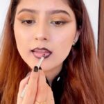 Arishfa Khan Instagram - 03 TYPES OF RED LIPS💄@mishymecosmetics ❤️ SHADE: SEÑORITA (Wine Red) Used in this video 🫶🏻 Order yours now at 549/- rupees (each) from www.mishymecosmetics.com 😍💄 Which one is your favourite Red lips ( 1, 2 or 3 ) Lemme know in the comment section 😍