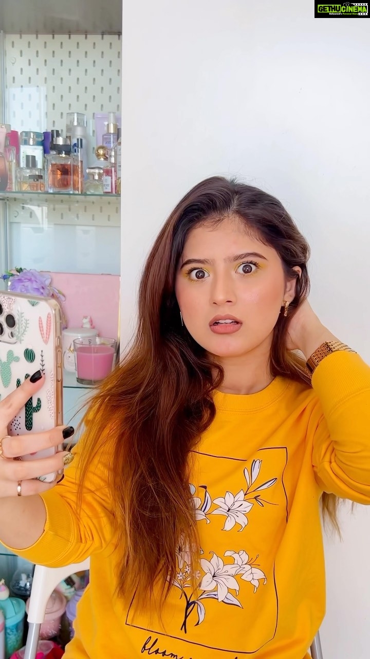 Arishfa Khan Instagram - Baal Baal bachi😅 #arishfakhan #comedy