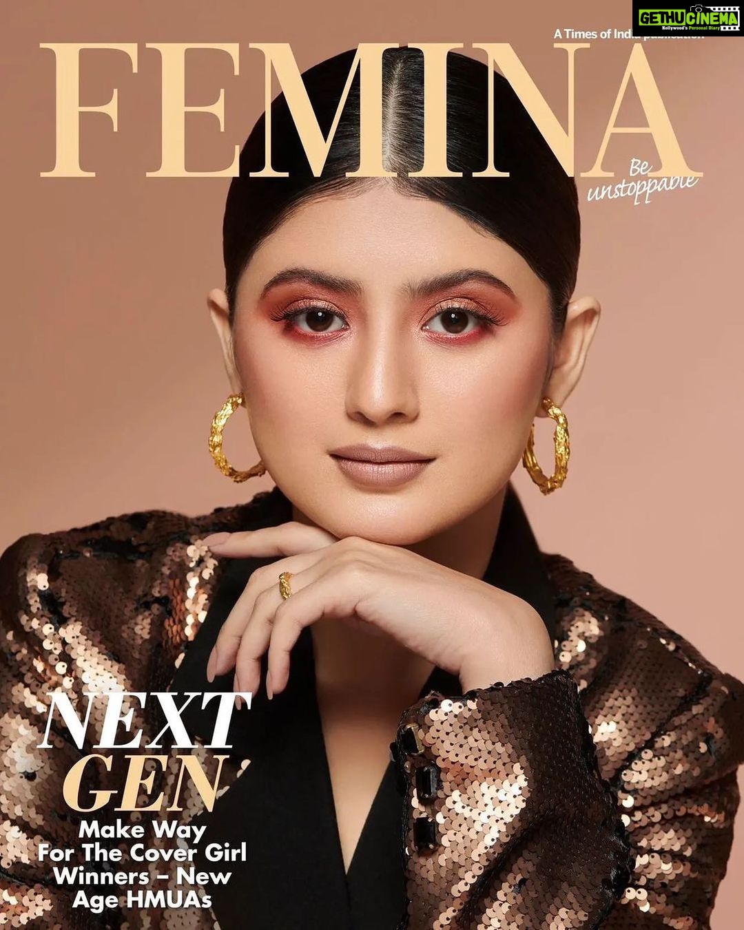 Arishfa Khan Instagram - FEMINA❤️🔥✨ Posted @withrepost • @feminaindia The Cover Girl Winning Team 'Hidden Secret' struck gold at the Lakmé Academy Powered by Aptech in association with Femina wielding their magic on the multi-talented @arishfakhan138 .The team created a stunning beauty look that made Arishfa look like a complete #bossbabe. Editor: @missmuttoo Photographer: @anurag_kabburphotography Art Direction: @bendivishan Videographer: @vinbhav30 HMU: students of @lakmeacademy_aptech Stylist: @castelino_priyanka Suit: @labelrsvp Jewellery: @flowerchildbyshaheen Footwear: @hm #FeminaCoverGirl #FeminaxLakmeAcademy #LakmeAcademyCoverGirl #LakmeAcademyStudents #LakmeAcademyPoweredbyAptech