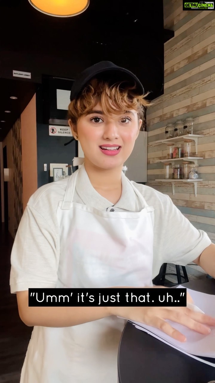 Arishfa Khan Instagram - Waiter VS Customer Part 01🫠 • 📍: @thribecreatorslab 🥰 • #100ReelsByAK #Reel67 #Day21 #arishfakhan #comedy #funny #waitervscustomer #reels #reelsinstagram #reelitfeelit
