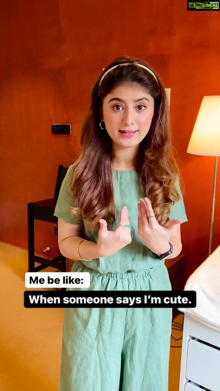 Arishfa Khan Instagram - My contribution in me being cute!✨ • 📍: @thribecreatorslab 💚 • #100ReelsByAK #Reel65 #Day21 #arishfakhan #imcute #comedy #funny #reels #reelsinstagram #reelitfeelit
