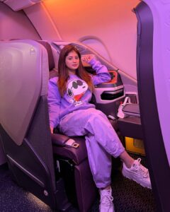 Arishfa Khan Instagram - First international trip! 🫶🏻💜 #singapore