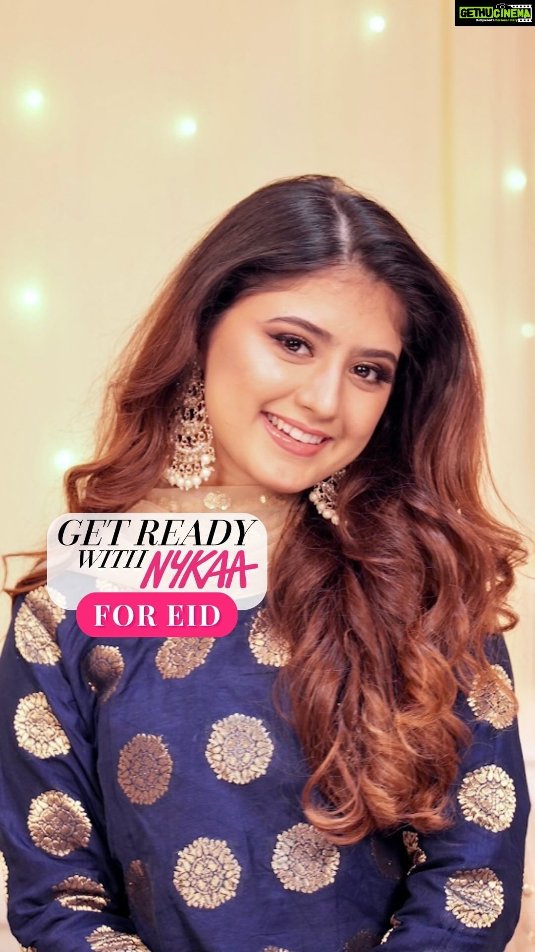 Arishfa Khan Instagram - Get to know more about @arishfakhan138 as she shares her secrets while getting ready for Eid🌙 Here’s an ultimate guide on the perfect makeup look for Eid✨ Comment below and tell us how do you spend your Eidi🥰 #Nykaa #GRWN #ArishfaKhan #MUA #Getreadywithnykaa #getchatty #chattyvideo #makeuplook #chattymakeuplook #makeuplovers #makeupjunkies #organicc#Eidmakeuptutorial #Makeuptutorial #Eid #Festivemakeup #Nykaa #Getreadywithnykaa #organicc