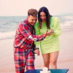 Arshi Khan Instagram – Craziest Birthday Celebration ever 🎉🎂
Happy birthday @arshikofficial 😍
.
#feelitreelit #feelkaroreelkaro #trendingreels #arshikhan #arshan #eshanmasih 
.
Shoot by @akphotography_mumbai Goa Beach!!