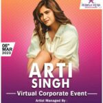 Arti Singh Instagram - #ArtiSingh live today for a Virtual Corporate Event ⭐💜⭐ . Artist managed by #ForumVaghela +919967351537 | #PurpleStarEntertainment . . . . . . . . #CelebrityManager #ArtistManager #TalentManager #CelebritySpecialist #Celebstagram #RockstarManager #FunScripted #CelebrityCollaboration #IndianInfluencer #PSEInfluencer #Forumians #PowerOfForumians #LiveShow #VirtualEvent #realityshow #fictionseries #AartiSingh #IndianActor #BigBoss Purple Star Entertainment