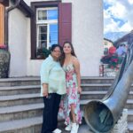Arti Singh Instagram - Us ❤️❤️ #zermatt