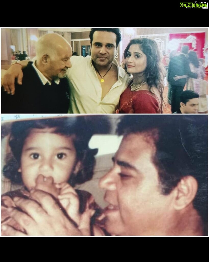 Arti Singh Instagram - Happy Father’s Day to all the heroes and wonderful dad .. I love u daddy and papa. Mis u both .. I wish I got to spend more time with both of u ..