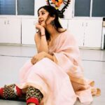 Asha Negi Instagram - Abhinaya is the representational aspect of dance where a text or poem is interpreted by the dancer to evoke "rasa" in the spectators. It deals with the sentiment and emotions of the song, using the technique of the dance style. Here we are using "satvika abhinaya" and "angika abhinaya" with "shringar rasa" Choreography- @rajendrachaturvedi Performed by- @ashanegi