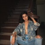 Asha Negi Instagram - Living in a @bharat_rawail world! . . @bharat_rawail @makeup_by_nainaa @savlambaa