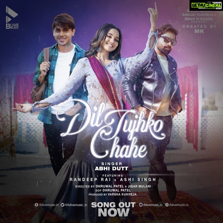 Ashi Singh Instagram - The wait is now over! 💃🏻 This pure tale of two innocent lovers- #DilTujhkoChahe is now out on our YouTube Channel. 🥰 Go watch it now and show some love ❤️ Featuring @randeepraii & @i_ashisinghh Sung by @abhiduttblive Presented to you by - #SanjayKukreja, @remodsouza & @blivemusic.in Created by : @mkblivemusic Producer : @varsha.Kukreja.in Directed by @dhruwal.patel & @jigarmulani Music Composed by @abhiduttblive Choreographer: @iamvrushalichavan Lyrics by Sayeed Quadri Mixed & Mastered by @ericpillai Chief asst director : @isshehzaankhan EP : @omi1187