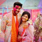 Ashi Singh Instagram - HAPPY HOLI 💦🎨 Meet aur Meet ki pehli holi 🔫 Dekhna na bhule MEET Zee TV par mon-sat 7:30pm {Meet 💍 Meet} 📸~ @pappu.gupta.549 . #MEET #MeetHooda #MeetBadlegiDuniyaKiReet #MeetAurMeet #MeetOnZeeTV