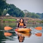 Ashi Singh Instagram - Adventure is out there. You just have to kayak to it. 😚 . #AshiSingh #Kayak #Adventure #missinggoingout