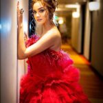 Ashi Singh Instagram - Writing my own fairytale ♥️ . Shoot concept - @nehaadhvikmahajan . Makeup - @nehaadhvikmahajan . 📸 ~ @knotsbyamp . 👗~ @pankh_studio . Jewellery- @ambrus__ambru . Location- @courtyardmumbai . #AshiSingh #Photoshoot