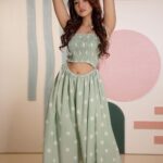 Ashi Singh Instagram – There’s bravery in being soft💚 
.

Styled by: @styleitupbyaashna 
Outfit by: @barrooni.in
Hair & makeup – @nikitas_bridal_studio 
Location- @dotstudiosmumbai 
.
#AshiSingh #DotStudio #Photoshoot #Styling #SummerVibe #PolkaDot #Stylish #Casual #CasualSummer #SummerOutfit