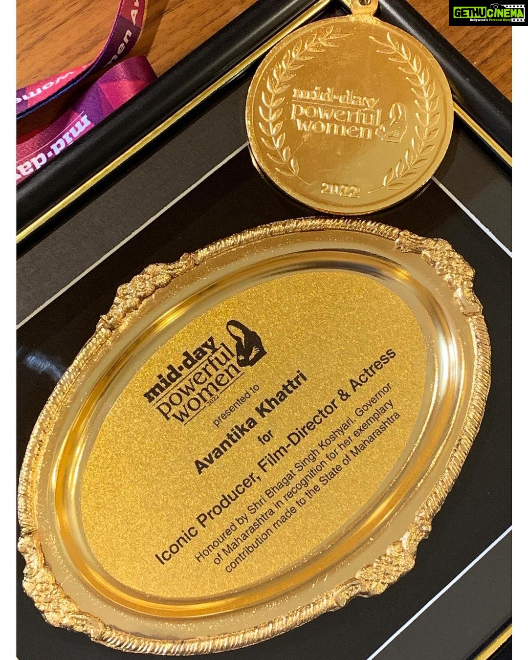 Avantika Khatri Instagram - #latepost Extremely Happy and Hugely Honoured to be awarded as this years “Iconic Producer, Film-Director and Actress at the #PowerfulWomenAwards at #RajBhavan by the Governor of Maharashtra. This ones to all the women out there who are conquering every field with such beauty and grace. Thank you to the Honourable Governor of Maharashtra Shri Bhagat Singh Koshyari ji @bhagatsinghkoshyari and to the entire team of @midday_entertainment for recognising my work and the work of each one of these strong women in their respective fields. . #gratitude #blessed #womensday #2022 #powerfulwomen2022 #womenachievers #award #honoured #india #mumbai #ethnicwear #indianwear #proud #moment #rajbhavan #governor #of #maharashtra #tajpalacemumbai #taj #government #midday #jagran #jagranpublication #avantikakhattrilatestpics #avantikakhattri
