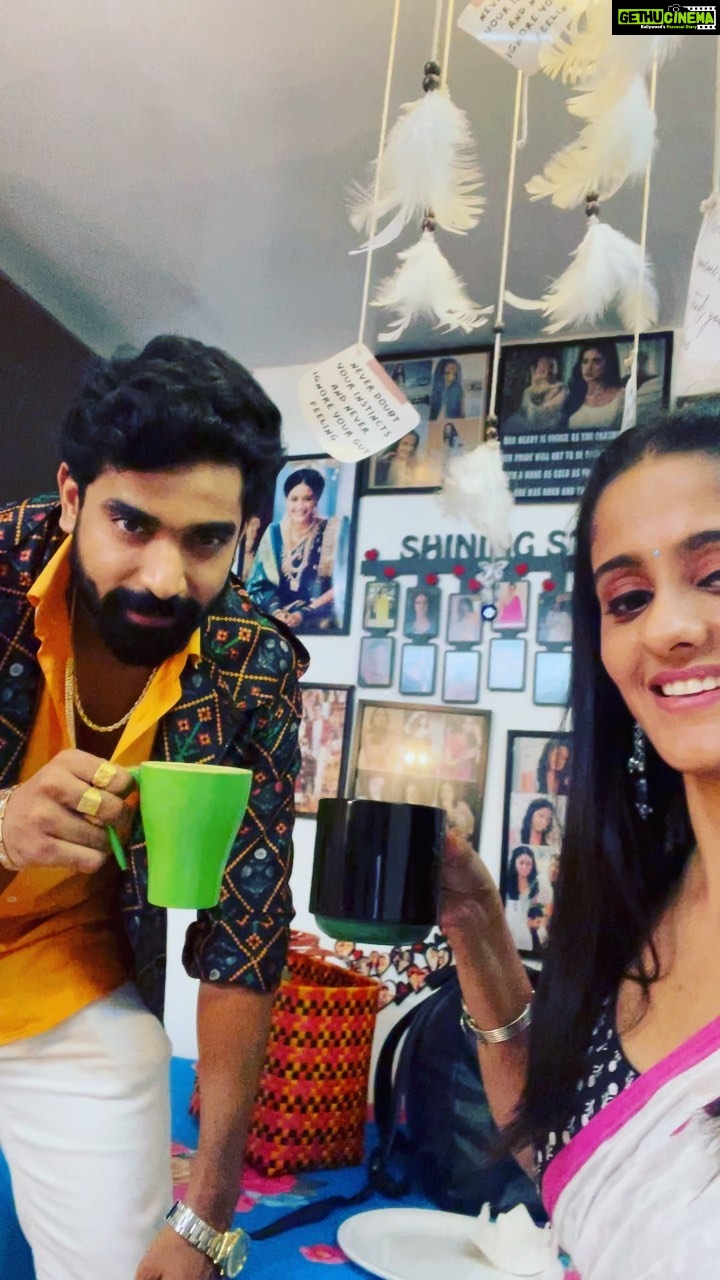 Ayesha Singh Instagram - Hahhahahah I call this SiddhuPiddhu 2.0 😅🤣😂… I can’t believe I have pranked you again..you are such a soft target. @siddharthbodkeofficial 🥰❤️ PS:- BTW everyone, this prank of adding half a dozen salt in his coffee is in revert to Siddharth’s action of throwing away my phone case multiple times. I had to get him!! 😈