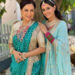 Ayesha Singh Instagram – The Sangeet Look :) 🌸. #ghumhaikisikeypyaarmeiin #bts