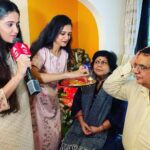 Ayesha Singh Instagram – Little glimpse into our Rakshabandhan celebration… with @spacevik @meenakshi.singh.3766 @dimple.singh.58555 and other lovely FM who aren’t on Instagram 🥰😍😍🥰🥰