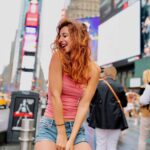 Benafsha Soonawalla Instagram - Coming to you so so soon my favorite place in the world!🤍 📸 - My cutest @nataliafries Times Square, New York City