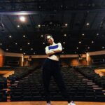 Benafsha Soonawalla Instagram - My first ever performance was acting on stage in school and leaving everyone in the audience in splits, claps, and laughs. Now along with the many things I love doing, this is another addition which is solely for the heart’s immense happiness, because that’s the feeling that it gives me, the power of making everybody laugh and enjoy. Stage. Comedy. Two things I love the most. Sharing the stage with some class apart people. I think we’re doing a great thing. Life really does come full circle. 😃 #onlyforward St Andrews Auditorium