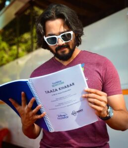 Bhuvan Bam Instagram - Need your wishes for my OTT debut 🙏🏼♥️ Your constant support’s been a boon for me. New stuff this year! 🔥 #HotstarSpecials #TaazaKhabar @rohitonweb @himank.gaur @abbasdalal @hussain.dalal @arvin.bhandari @remydalai @bbkvproductions