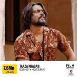 Bhuvan Bam Instagram – THANK YOU! For making #TaazaKhabar the most streamed OTT Original in India this week as well! 😱😱😱 Humbled! Grateful! 🙏🏼♥️ Did you find time to watch it? 
#VasantGawde