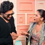 Bhuvan Bam Instagram – My Next Episode with @bhuvan.bam22 #DesiVibeswithShehnaazGill

Outfit: @svacouture
Jewellery: @misho_designs
Stylist: @junni.khyriem
Team: @_ishitachandan_
Mua: @shuraakhan
Hair: @cheemabaljit2 
Location: @merakiistudioz 
📸: @akshay_navlakhe