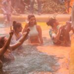 Chetna Pande Instagram - K Rang Lageya Ishq Da Holi #2023 Thank you @lokhandeankita @jainvick #anvikirasleela you guys know how make every festival feel extra special ❤️ Mumbai - मुंबई