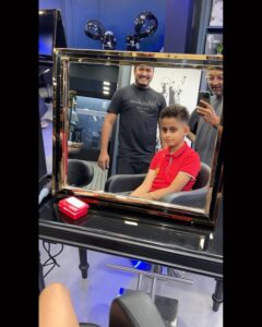 Dalljiet Kaur Instagram - Our first Father & Son barnet chop! 💙💙💙